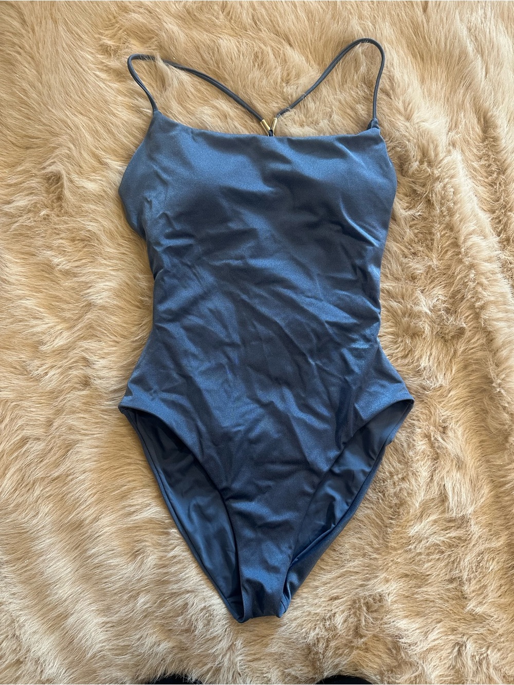 Victoria's Secret Shimmer Blue SWIM One-Piece